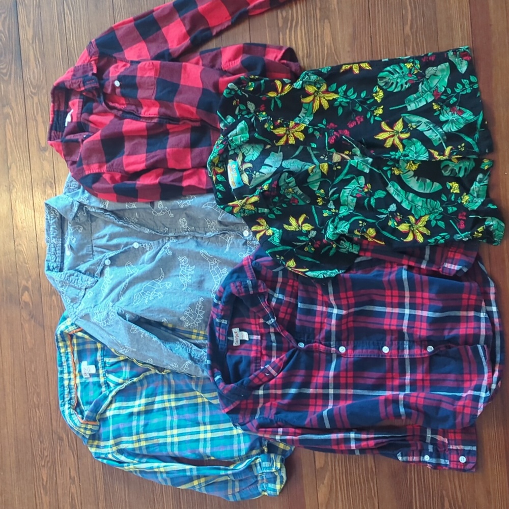 Lot of boys button downs
